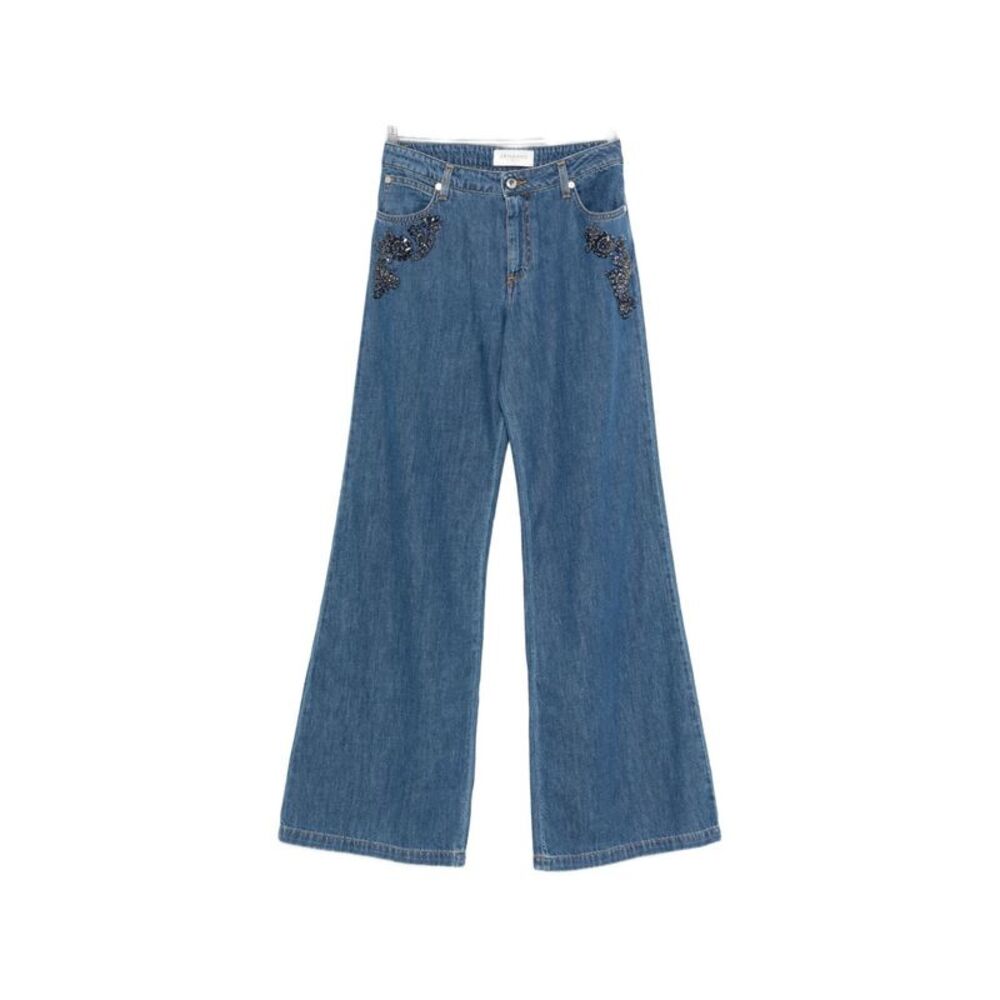 Ermanno Women Flared Leg Denim Jeans